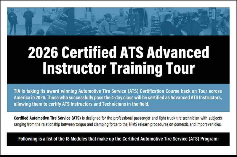 Bartec TPMS 2026 Certified ATS Advanced Instructor Training Tour