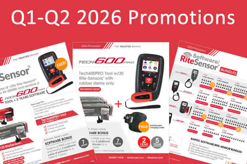 TPMS Promotions for Q1 & Q2 2026