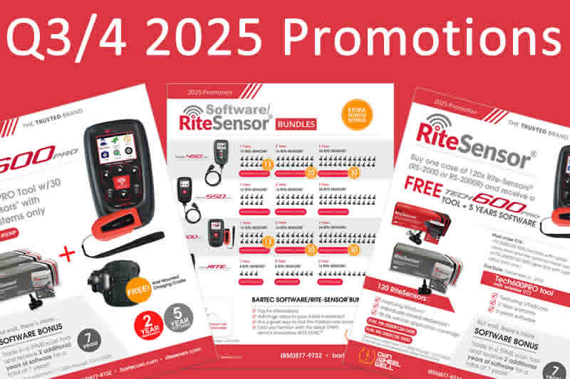 TPMS Promotions for Q3 & Q4 2025