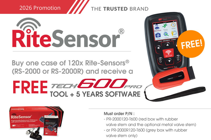 Buy A Case Of Rite-Sensors® Get A FREE Tech600Pro