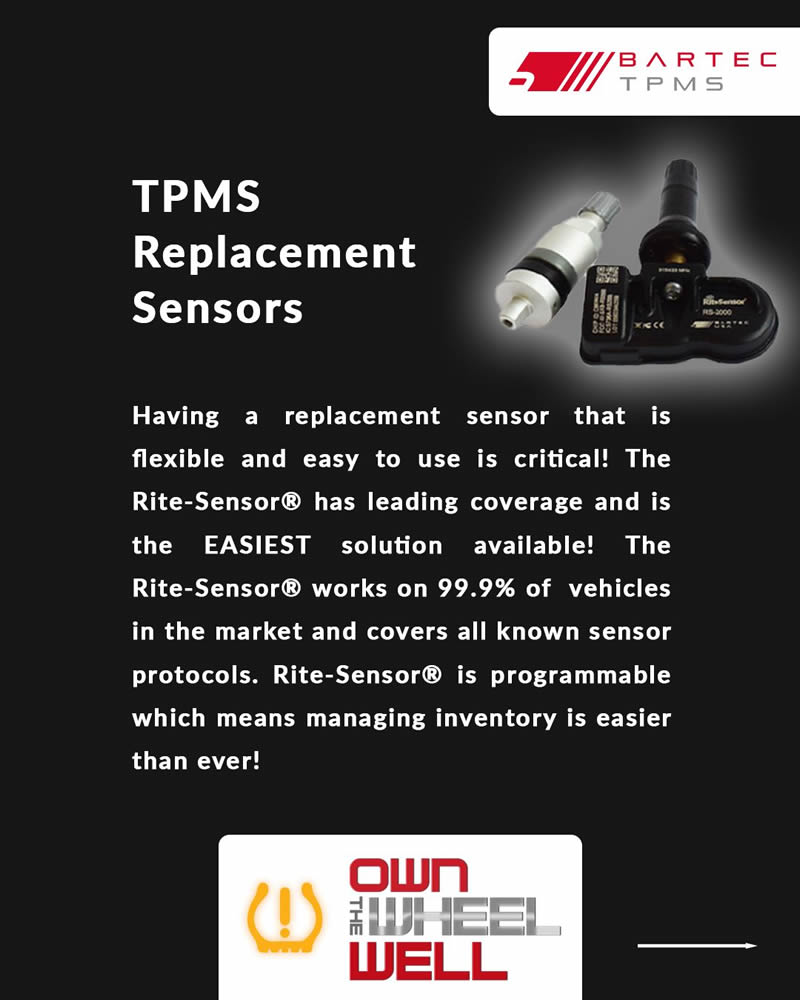 Own The Wheel Well WIth Bartec TPMS