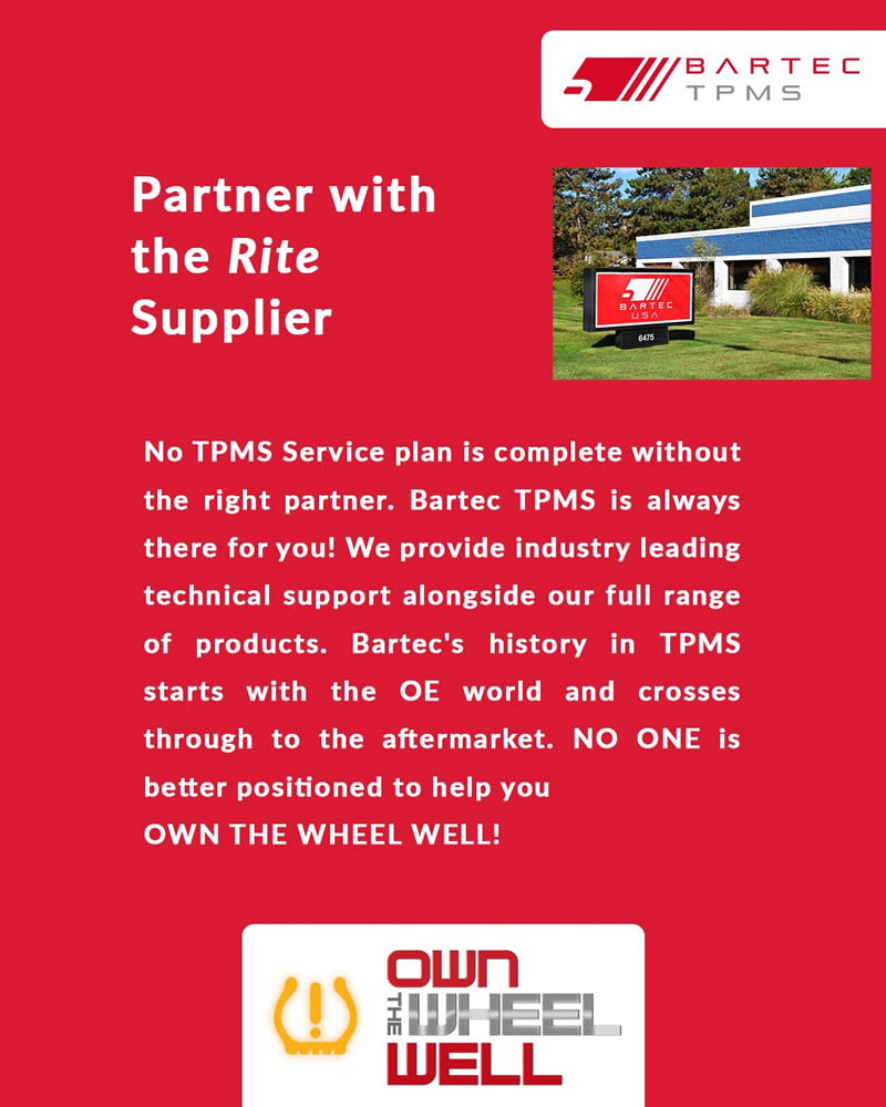 Own The Wheel Well WIth Bartec TPMS
