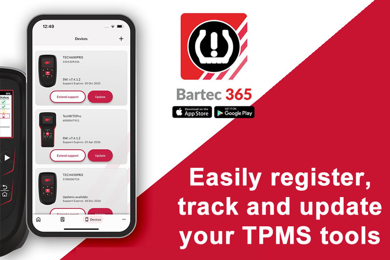 Registering Your TPMS Tools With The Bartec365 App
