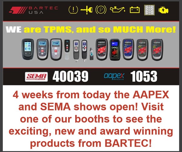 We Are TPMS & So Much More - SEMA/AAPEX We Are TPMS & So Much More - SEMA/AAPEX