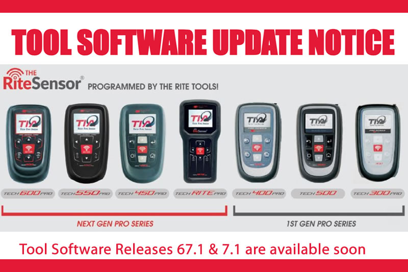 Tool Software Releases 67.1 & 7.1 Are Available Soon