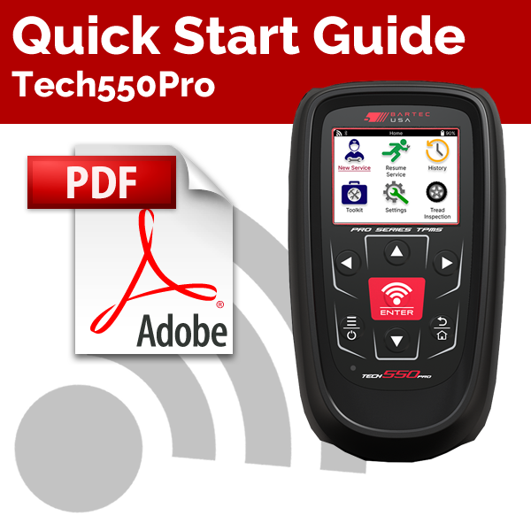 Tech550Pro Quick Start Guide