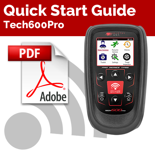 Tech600Pro Quick Start Guide