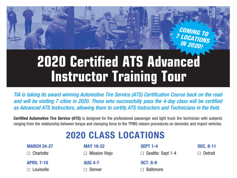 2020 Certified ATS Advanced Instructor Training Tour 2020 Certified ATS Advanced Instructor Training Tour