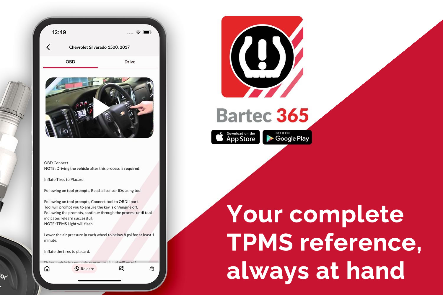 TPMS knowledge Right In The Palm Of Your Hand