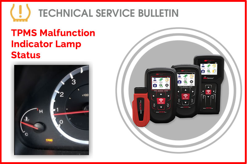 TPMS Malfunction Indicator Lamp Status