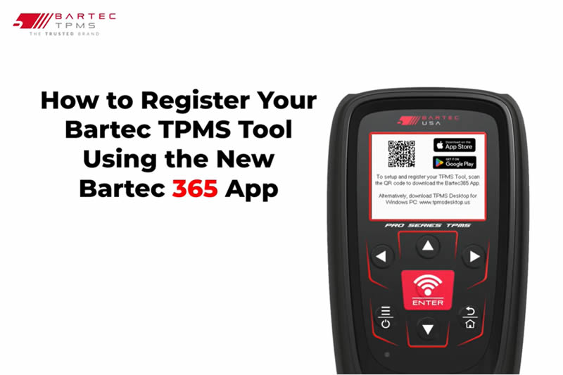 Updating Your Bartec TPMS Tool Using The New Bartec 365 Application